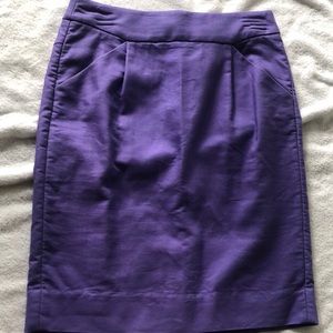 J Crew lavender pencil skirt